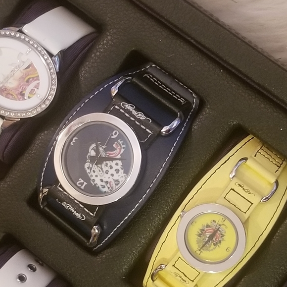 Blue Ed Hardy Panther Unisex Watch - Picture 2 of 5